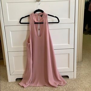 High neck dress